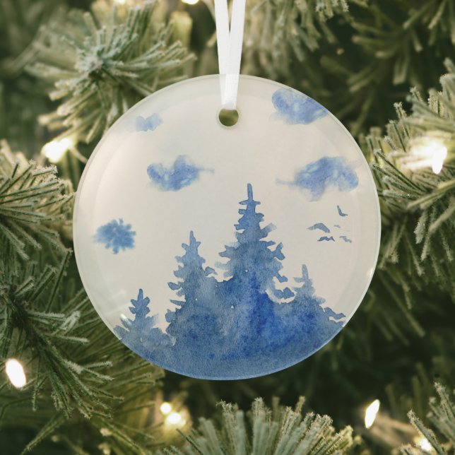 Glasverzierung - Winter Ornament Aus Glas (InSitu)