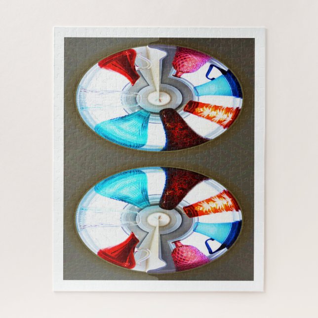 Glaszeittunnel Kunst (Vertikal)