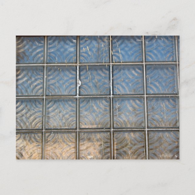 Glasziegel Postkarte (Vorderseite)