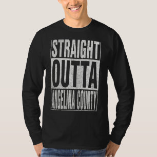 GLATT AUS DEM ANGELINA COUNTY Cooler Haus-Spruch T-Shirt