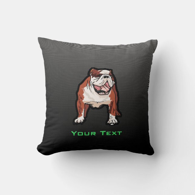 Glatte Bulldogge Kissen (Vorderseite)