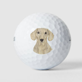 Glatte Creme-Dackel Golfball