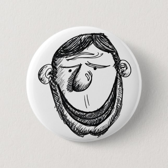 Glatte Erscheinung Button (Vorderseite)