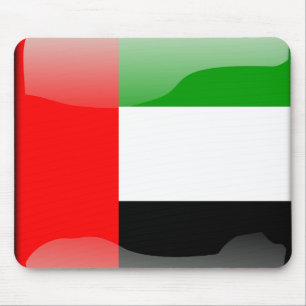 Glatte Flagge Arabische Emirates Mousepad