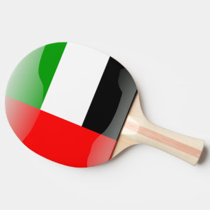 Glatte Flagge Arabische Emirates Tischtennis Schläger