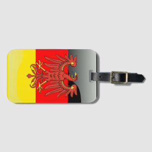 Glatte Flagge Deutschlands Gepäckanhänger