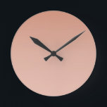 glatte Hautgradient Runde Wanduhr<br><div class="desc">Sanftes,  glänzendes,  glänzendes Gradient Wall Clock von Gerson Ramos.</div>