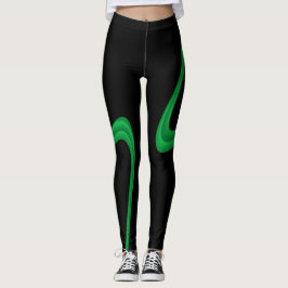 glatte Leggings mit zusammenpassendem Behälter