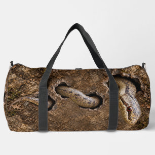 Glatte Schlangen-Felsen-Wald-Wildlife Duffle Bag