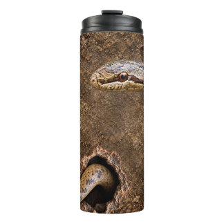 Glatte Schlangen-Felsen-Wald-Wildlife Thermosbecher