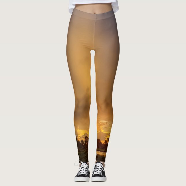 GLATTE SONNENGLÜH LEGGINGS (Vorderseite)