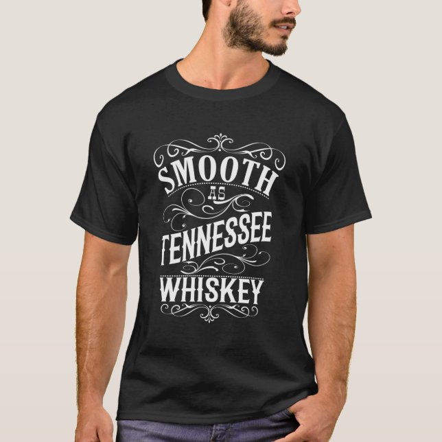 glatter als Tennessee Whiskey T-Shirt (Vorderseite)