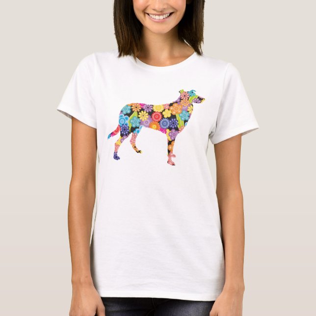 Glatter Collie T-Shirt (Vorderseite)