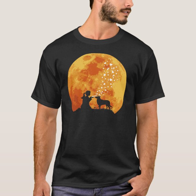 Glatter Collie T-Shirt (Vorderseite)