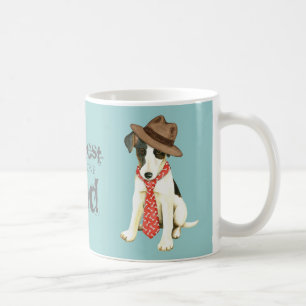 Glatter Fox-Terrier-Vater Kaffeetasse