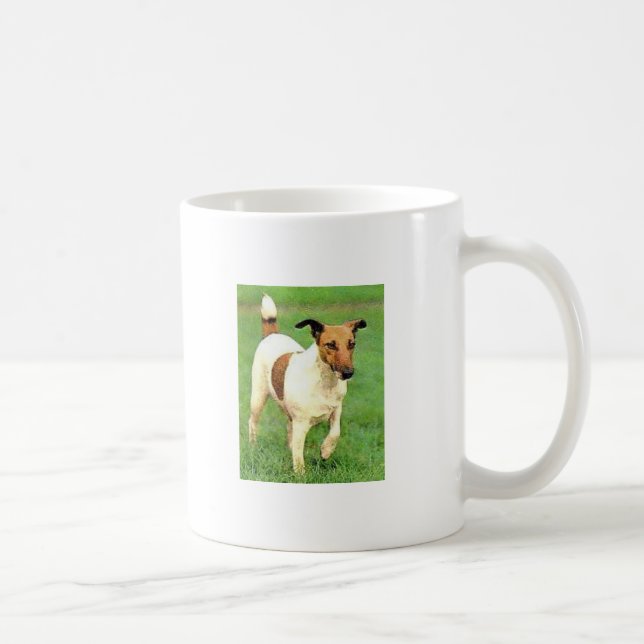 Glatter Foxterrier Kaffeetasse (Rechts)