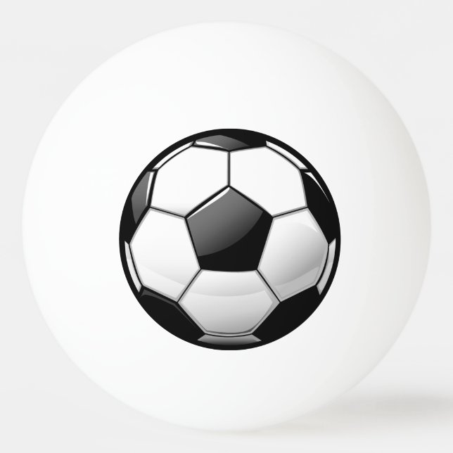 Glatter Fußball Tischtennisball (Vorderseite)