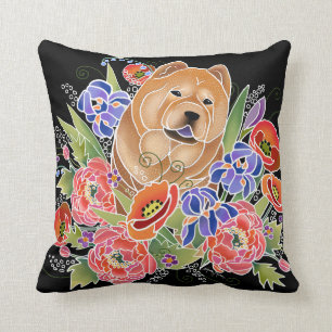 GLATTER GARTEN-WEG - glattes Chow-Chow Kissen
