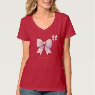 Glatter Regenbogen-Traum-Schleife T-Shirt