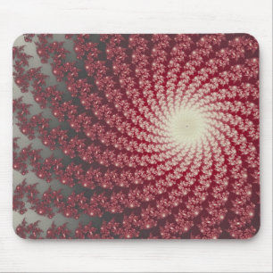 Glatter roter Strudel2-Mauspad Mousepad