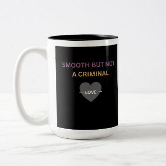 Glatter Typ, aber kein krimineller Zweiton-Kaffeeb Zweifarbige Tasse