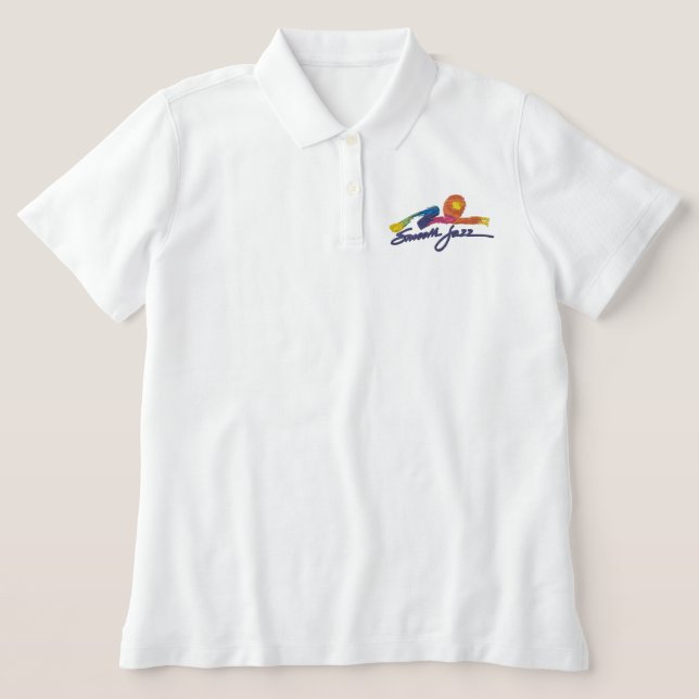 Glattes Jazz-Polohemd (Design Vorderseite)