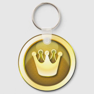 Glattes Kronensymbol des Schlüsselanhängers Schlüsselanhänger