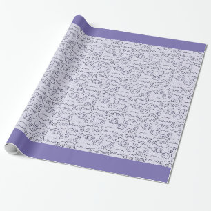 Glattes Packpapier, JAPANISCHES WOLKEN-MUSTER Geschenkpapier