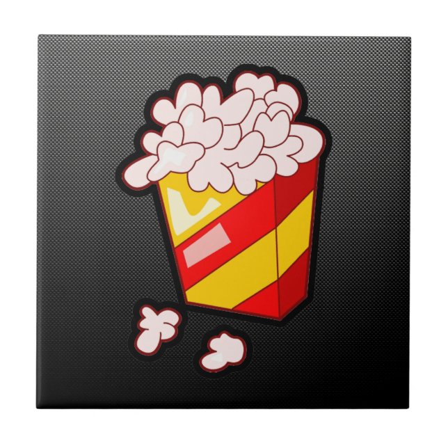 Glattes Popcorn Fliese (Vorderseite)