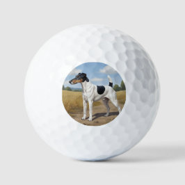 Glatthaar-Foxterrier Golfball