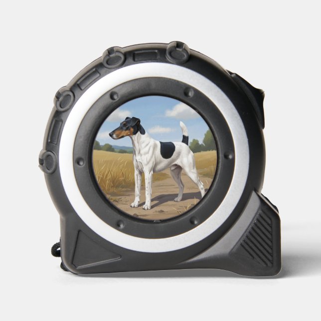 Glatthaar-Foxterrier Maßband (Vorderseite)