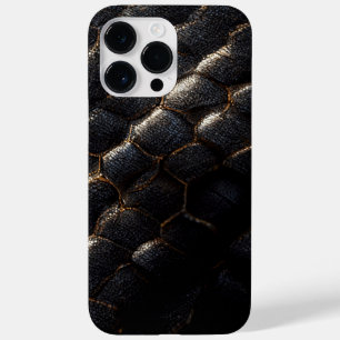 Glattleder-Snakeskin-Handy Case-Mate iPhone 14 Pro Max Hülle