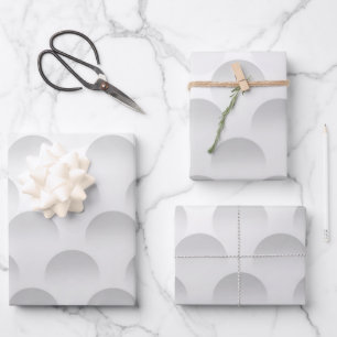 Glattledermuster Geschenkpapier Set