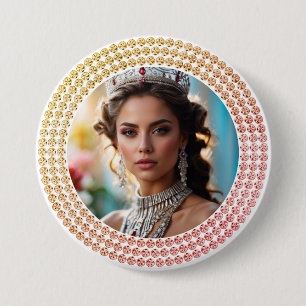 Glatzen Traum-Wettbewerb-Button-Foto-Pin Button