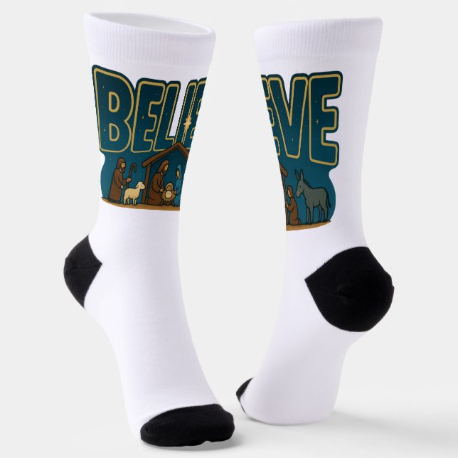 Glaub Socken (Gewinkelt)
