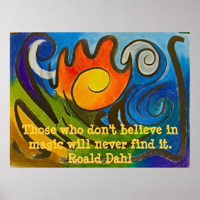 Glaube an das Außergewöhnliche! Poster (Vorne)