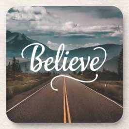 Glaube an das Set des Untersetzer der Bejahung