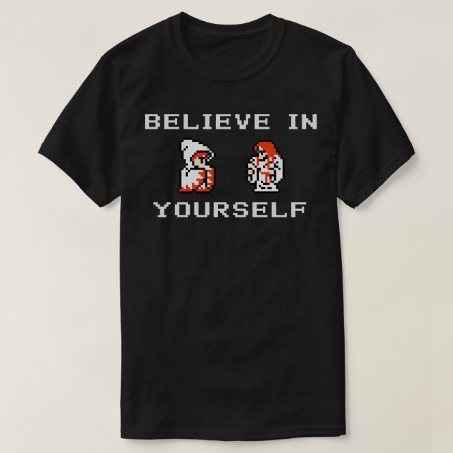 Glaube an deinen Original White Magage White Wizar T-Shirt (Design vorne)