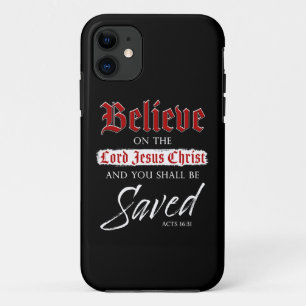 Glaube an den Herrn Jesus Christus wird der Glaube Case-Mate iPhone Hülle