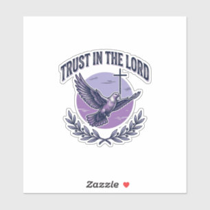 Glaube an den Herrn Taube Christliches T-Shirt-Des Aufkleber