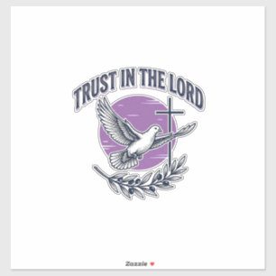 Glaube an den Herrn Taube Christliches T-Shirt-Des Aufkleber