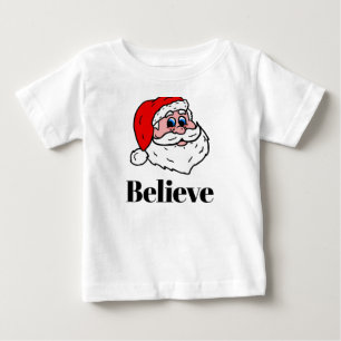 Glaube an den Weihnachtsmann Baby T-shirt