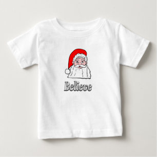 Glaube an den Weihnachtsmann Baby T-shirt