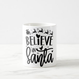 Glaube an den Weihnachtsmann Verwandlungstasse