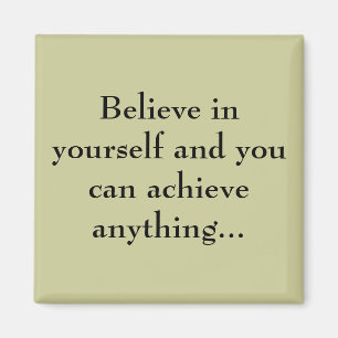 Glaube an dich... magnet