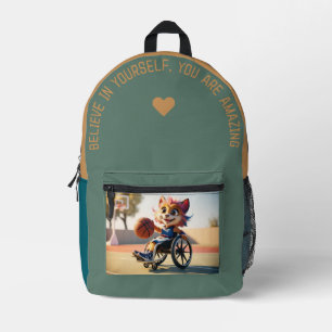 Glaube an dich selbst… bedruckter rucksack
