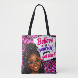 Glaube an dich selbst - du schaffst das! tasche