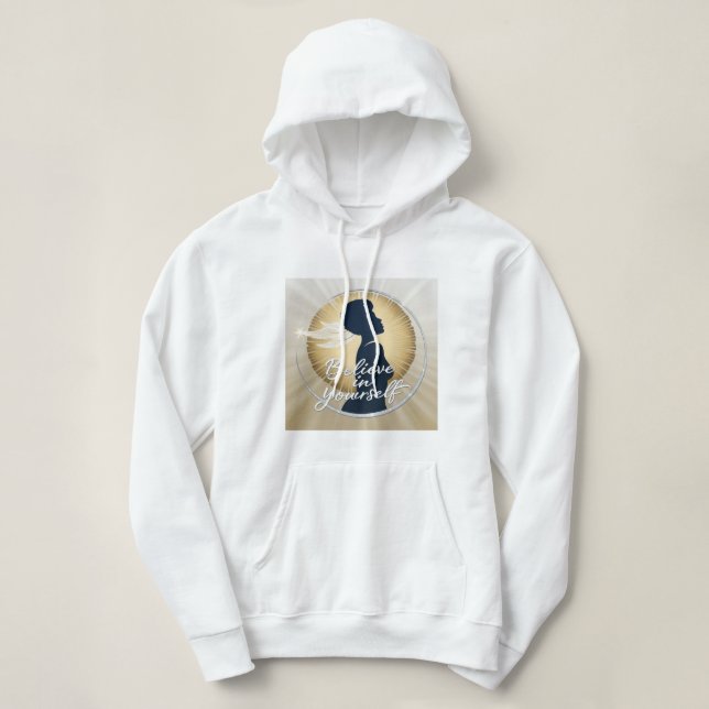 Glaube an dich selbst hoodie (Design vorne)