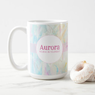 Glaube an dich selbst Inspirierender Spruch Kaffeetasse