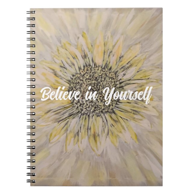 Glaube an dich selbst Journal Notizblock (Vorderseite)